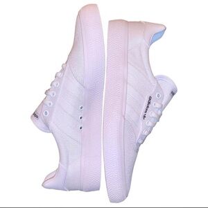 Adidas White Mesh Sneakers